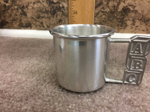 ABC Pewter Baby Cup