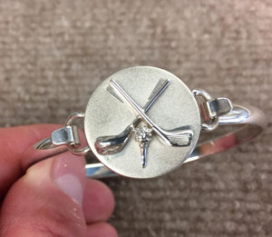 Silver Golf  Convertible Bracelet
